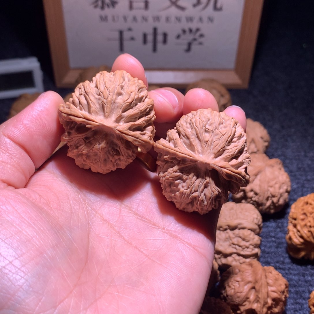 文玩核桃把件40苹果