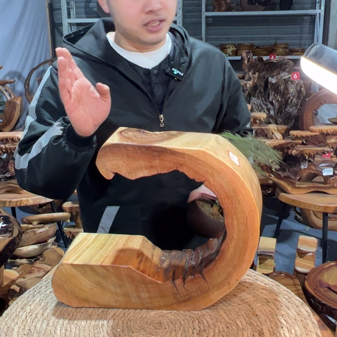 香樟木茶盘实木原木