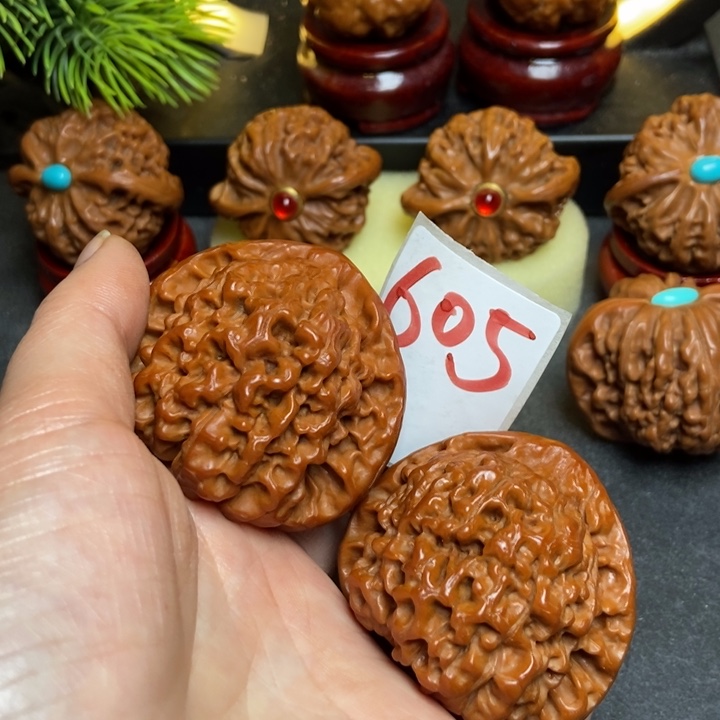 文玩核桃把件49官帽605