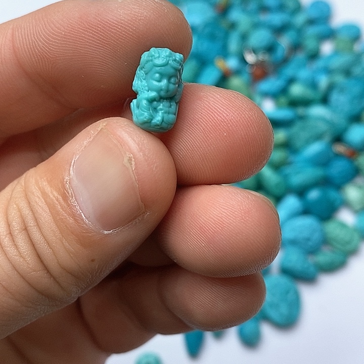 绿松石珠宝奇石未镶嵌