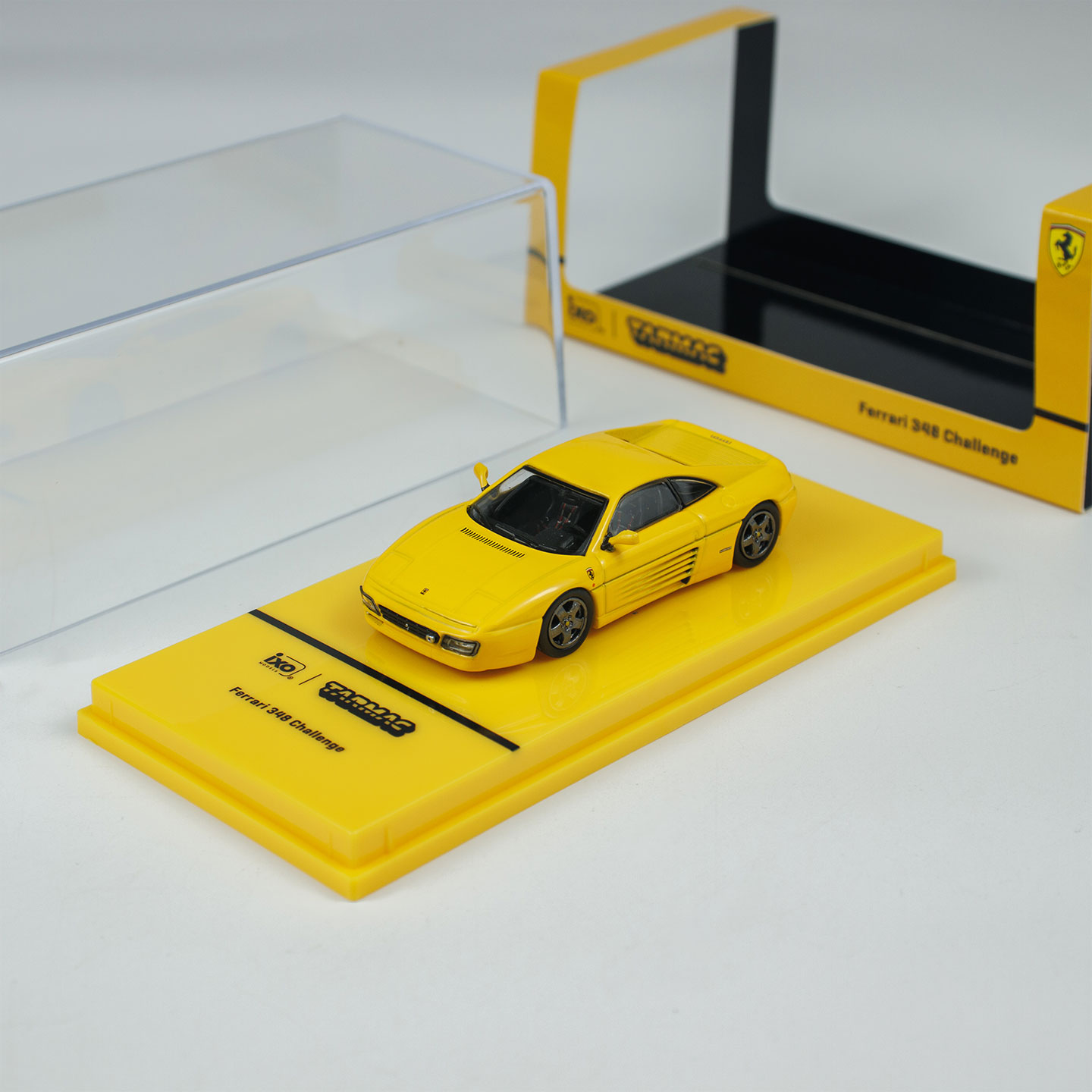 Tarmac Works车模 1:64 合金 法拉利348 黄色 小比例汽车模型收藏