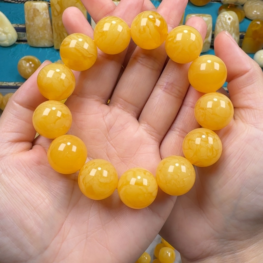 蜜蜡手链未镶嵌蜜蜡