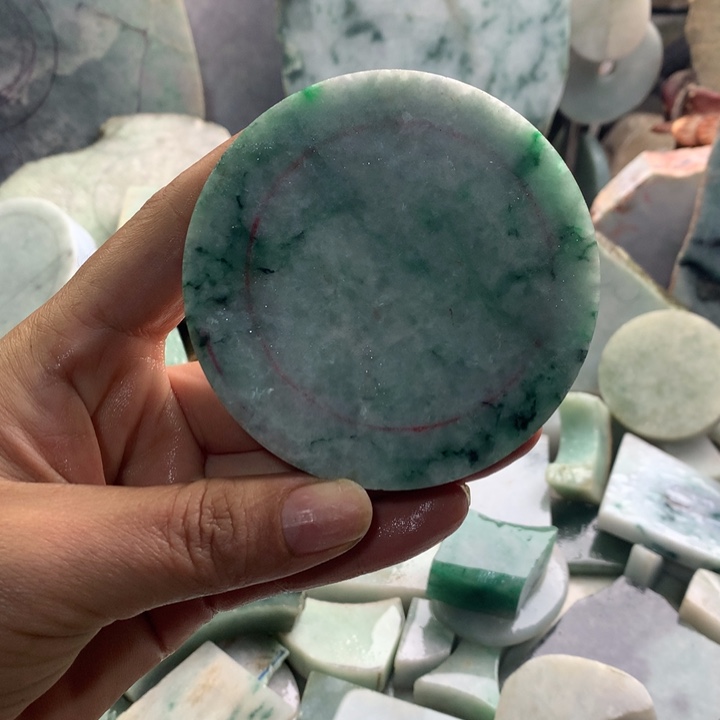 散珠翡翠天然翡翠料子9号