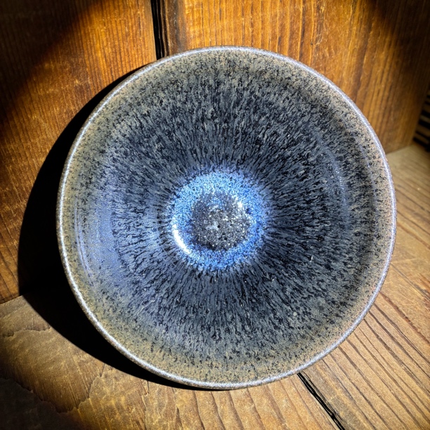 哑光灰鹧鸪束口盏