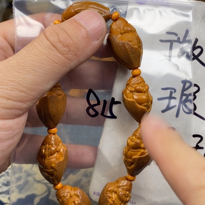 橄榄核手串/手链橄榄核雕工艺手串