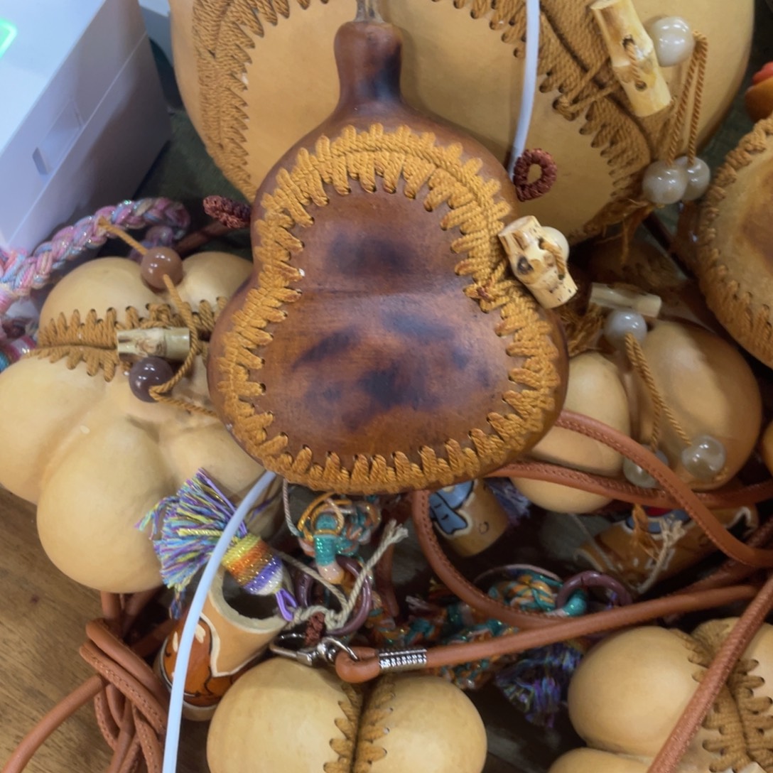 喜***樂木小黑葫芦斜挎小包包