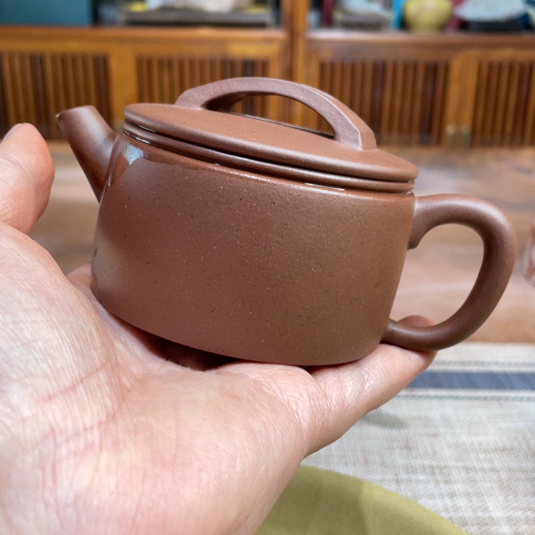 紫砂茶壶槐**生宜兴紫砂原矿紫砂壶