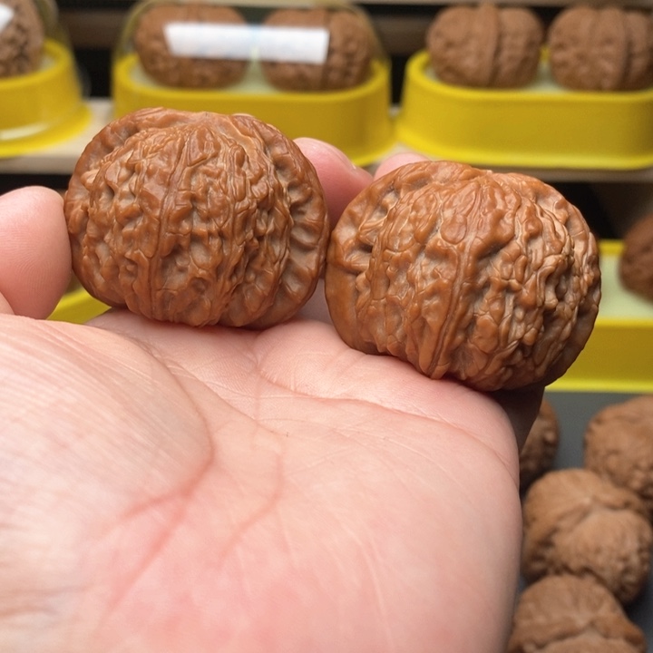 文玩核桃把件白狮子