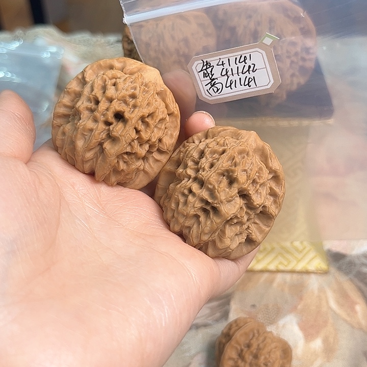 文玩核桃把件非嫁接马老四