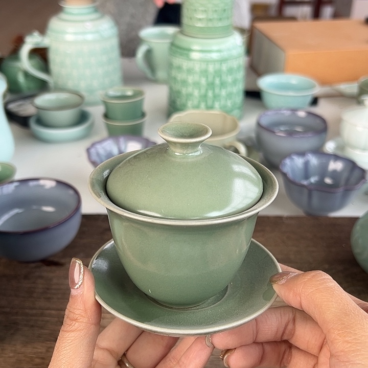 小米茶器龙泉青瓷