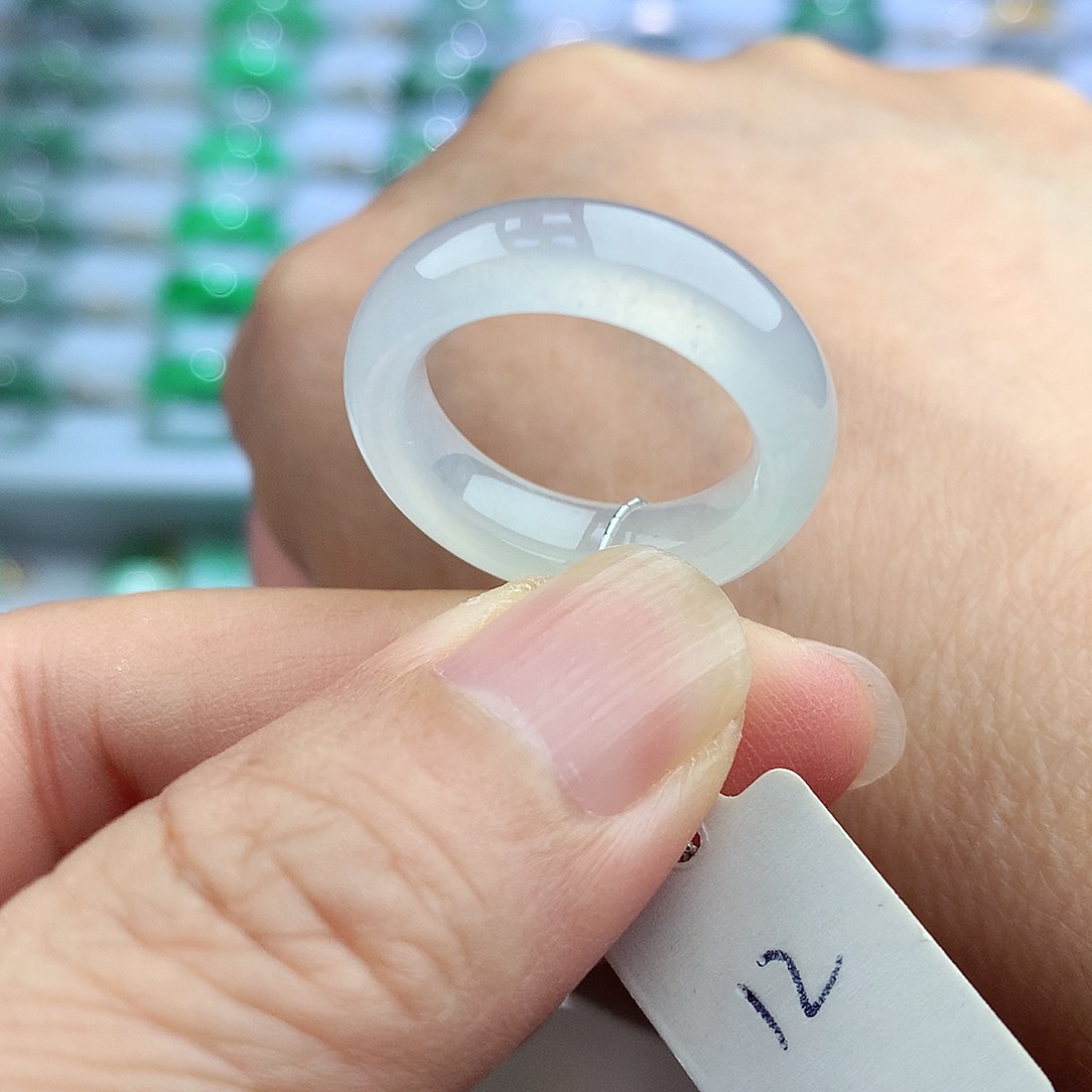 未镶嵌戒指翡翠12号