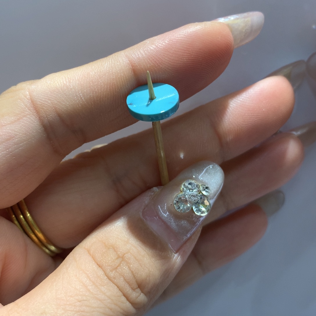 绿松石未镶嵌配饰小***饱