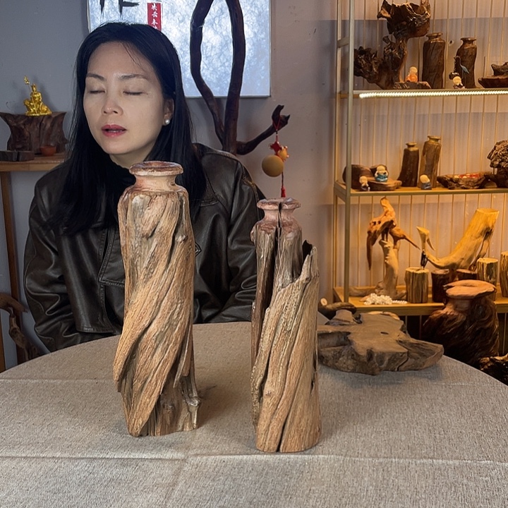 立***暇纯天然原木手工制作