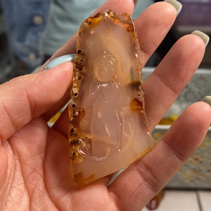 玛瑙/玉髓未镶嵌吊坠(不含链)