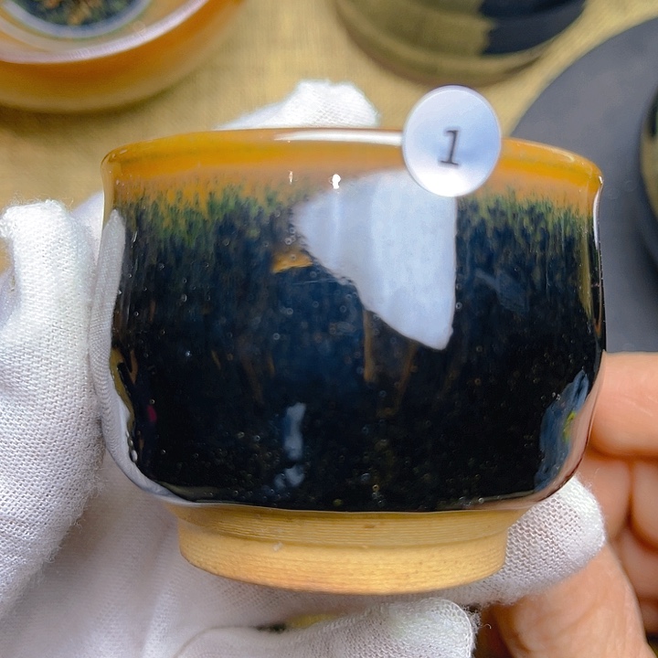 茶盏龙窑柴烧1口杯6口径