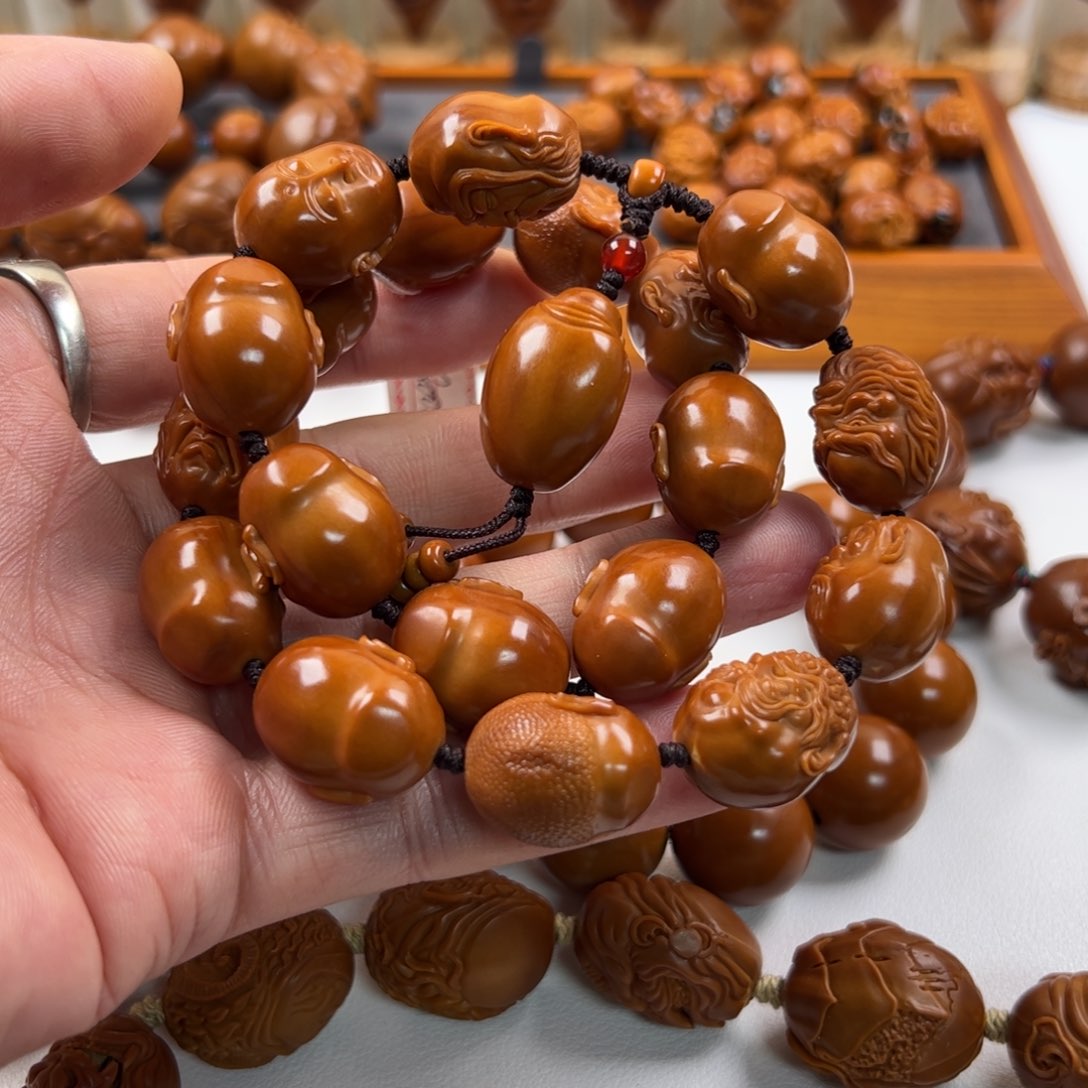 橄榄核手串/手链，特价写实罗汉手持，粉丝团能优惠