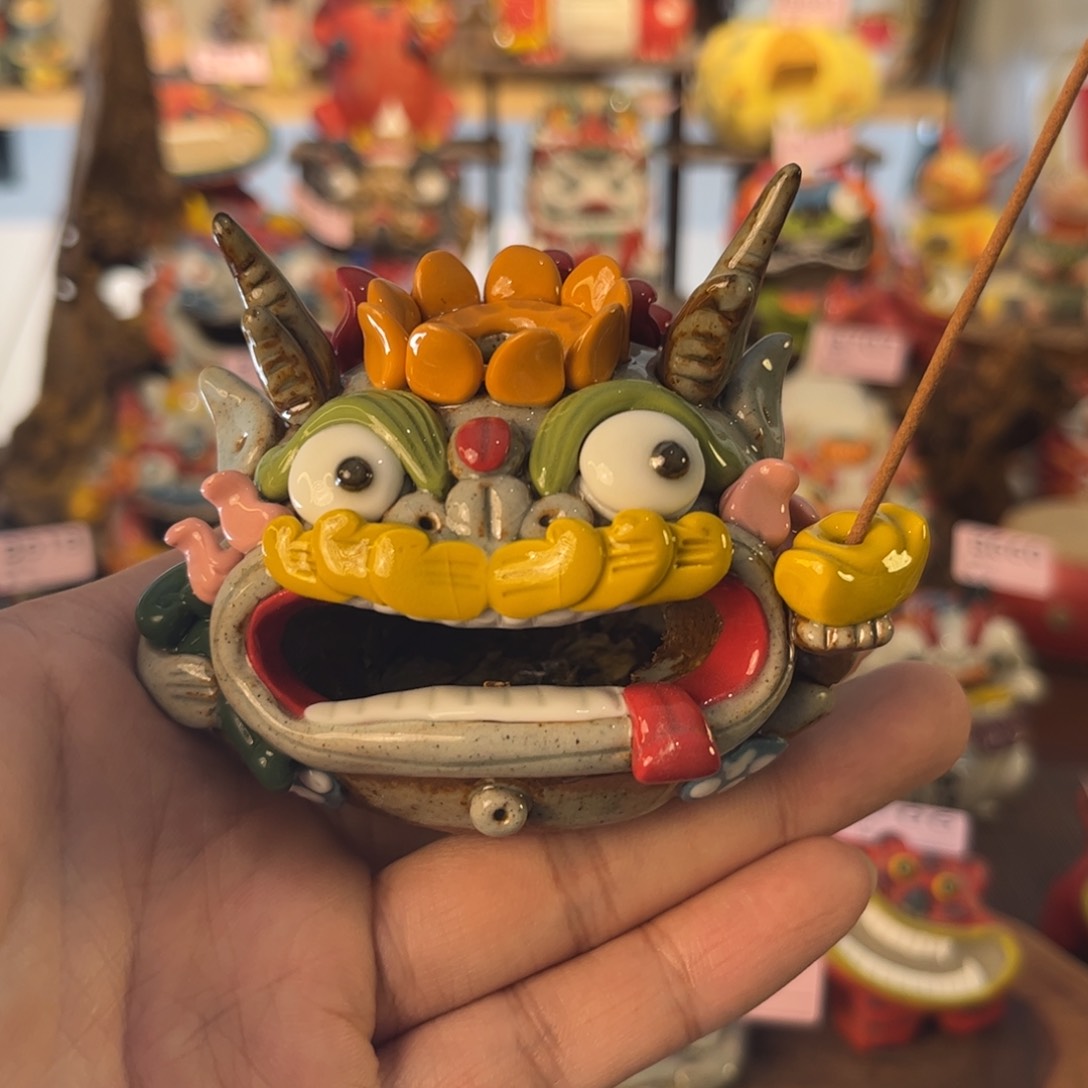 泥塑纯手工茶宠摆件