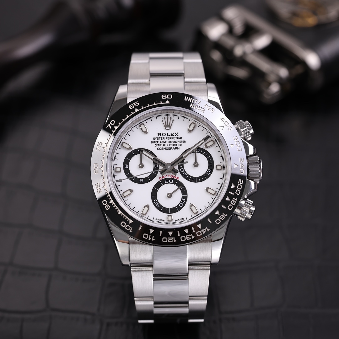 95新 Rolex/劳力士 116500迪通拿 最火熊猫迪 黑色陶瓷圈 单表