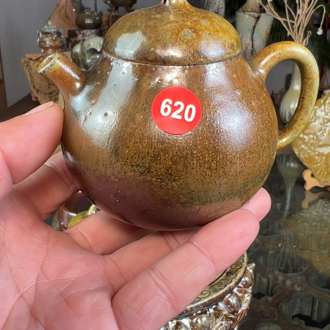 -***-杯620号紫砂芝麻段泥柴烧壶