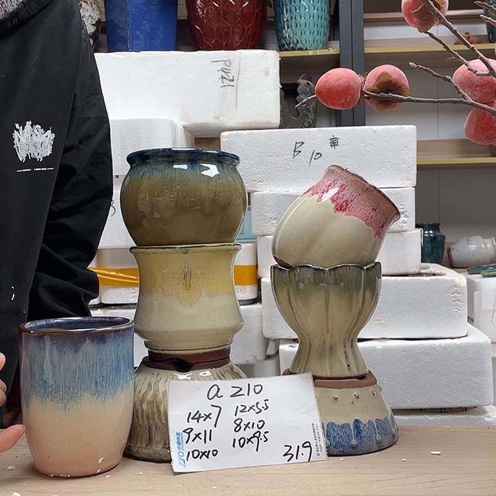 粗陶多肉花盆微瑕210