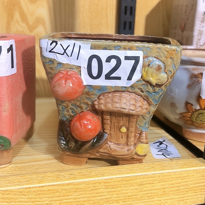 陶瓷多肉花盆满15包邮