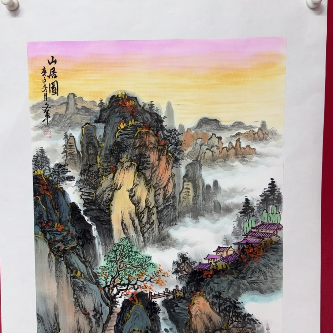 国画国画李文军教授国画精品