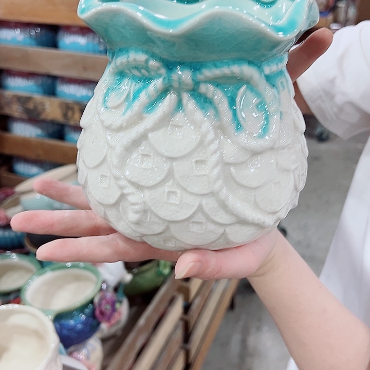 有孔，凑单福利满10元发货陶瓷多肉花盆！