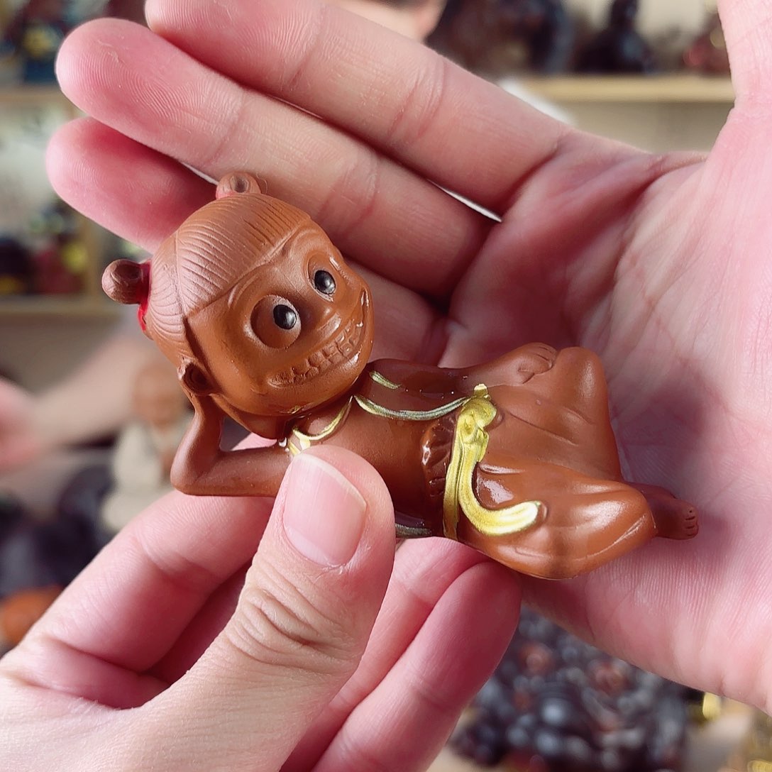 紫砂茶宠紫陶树脂茶宠摆件