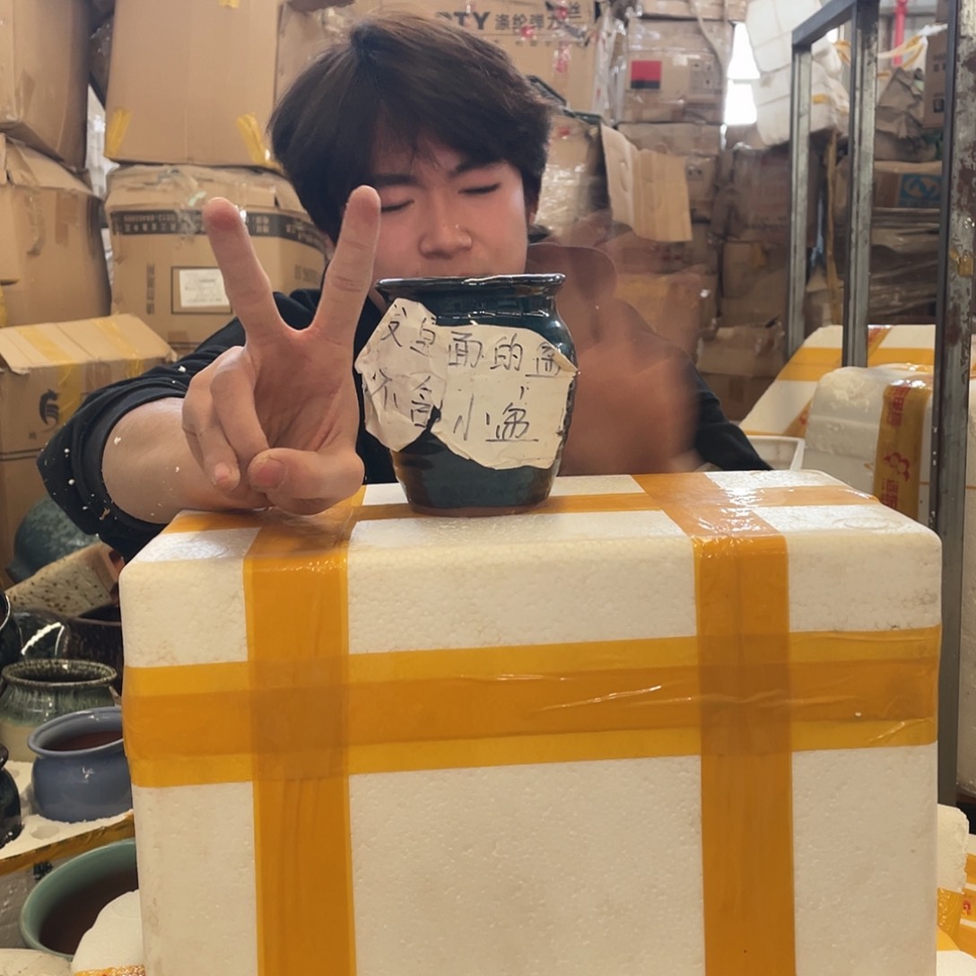 红陶宜兴紫砂花盆