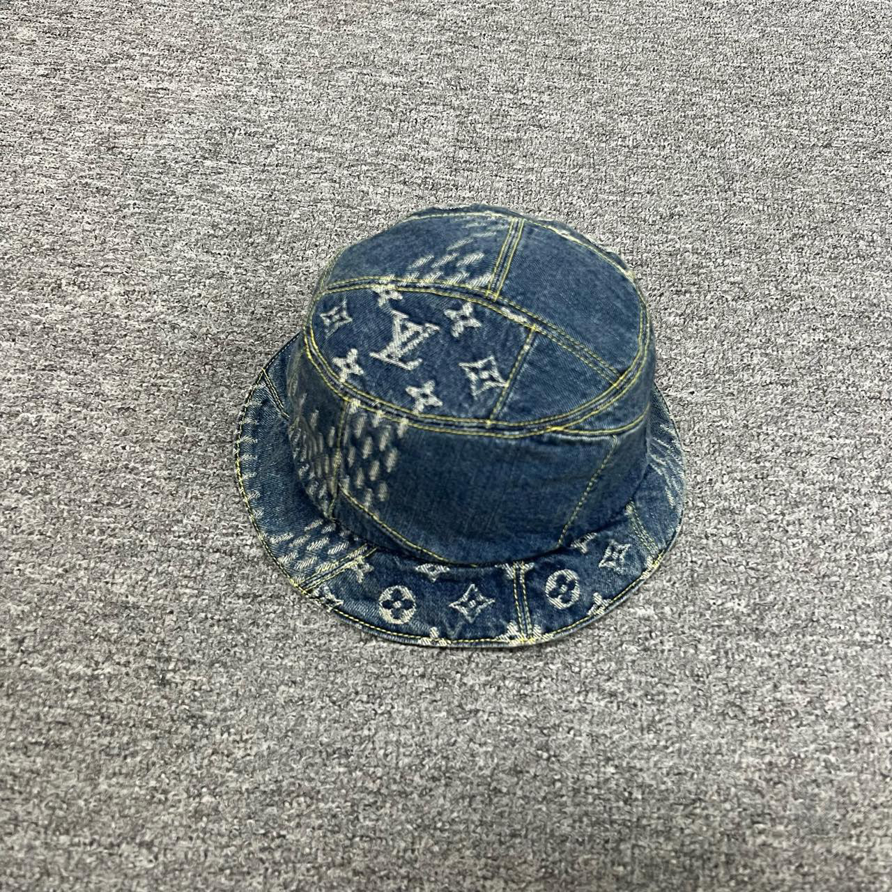 99新 LouisVuitton/路易威登 nigo 联名 牛仔渔夫帽