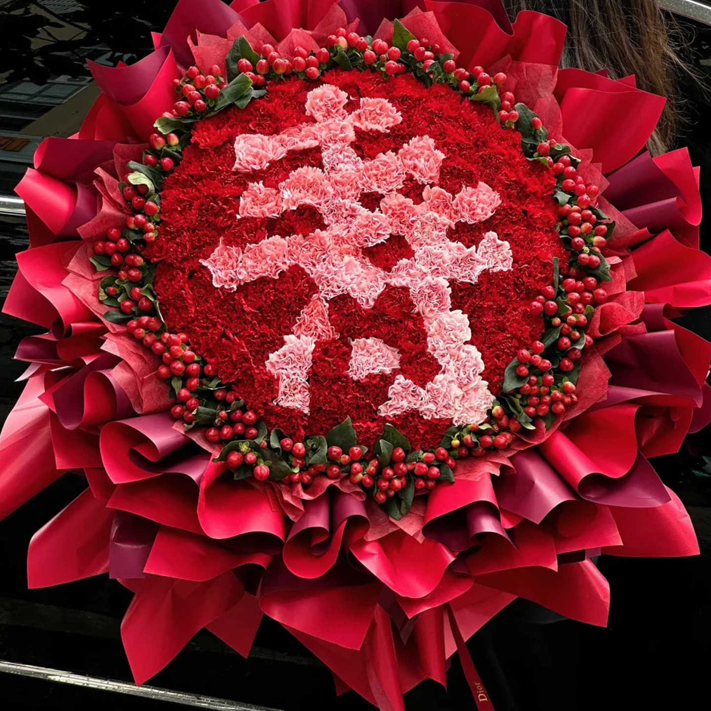 祝寿送长辈鲜花百合康乃馨混搭花束同城配送妈妈奶奶附近送货上门