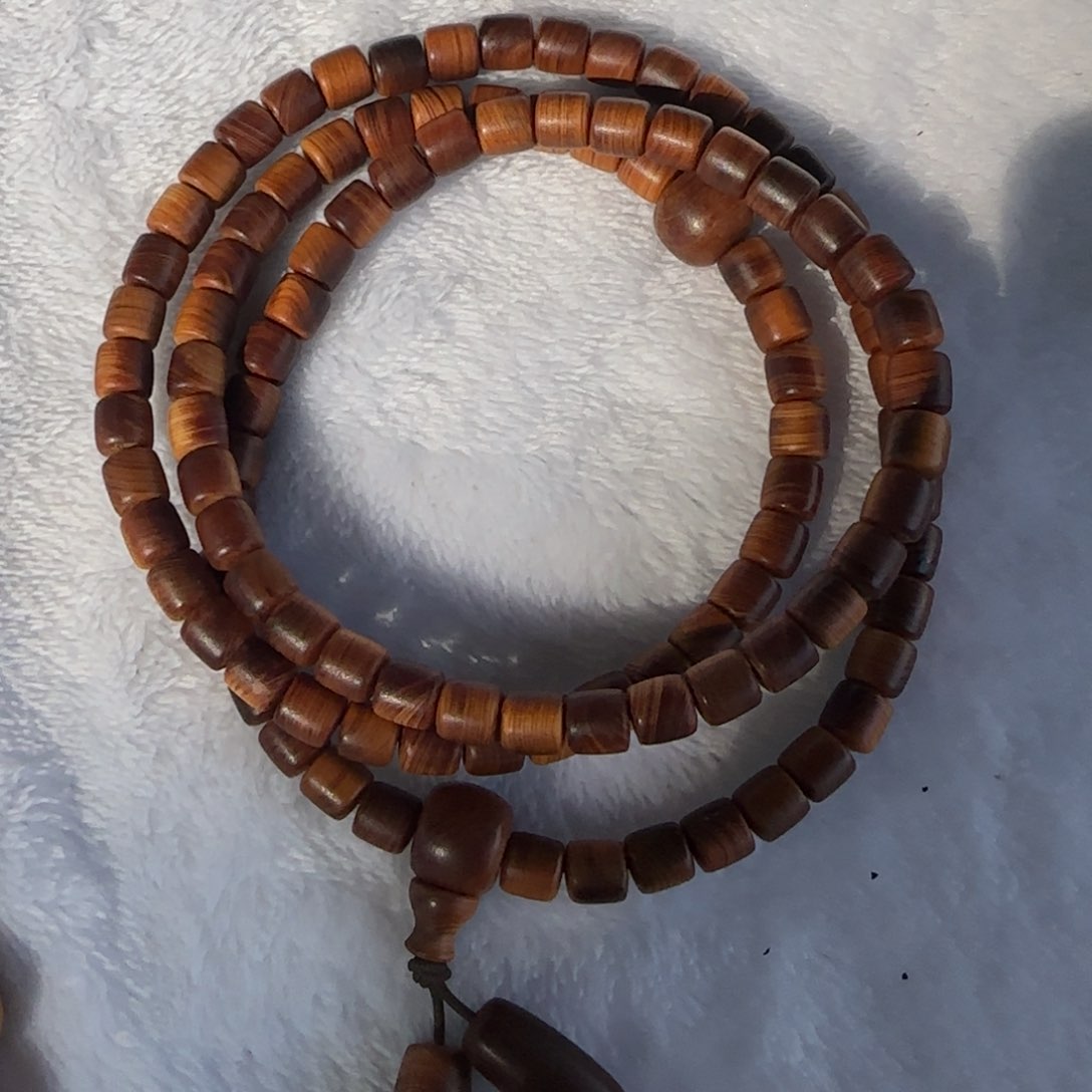 柏木无事牌桃*郎太行崖柏手串