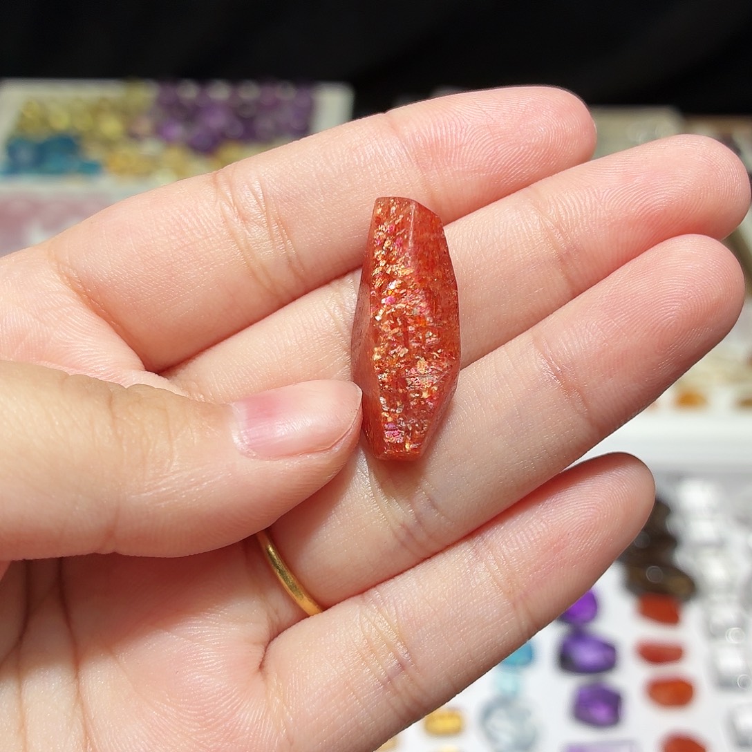 吊坠(不含链)未镶嵌水晶金太阳 随形 打孔定制不退换