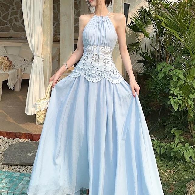 501-600法式气质名媛度假风连衣裙