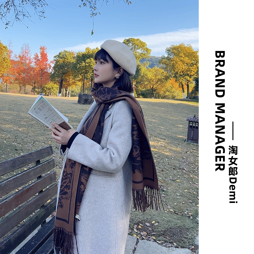 MISS RUILI定制 冬季新款时尚高定苏力澳州羊毛双面呢大衣A8499