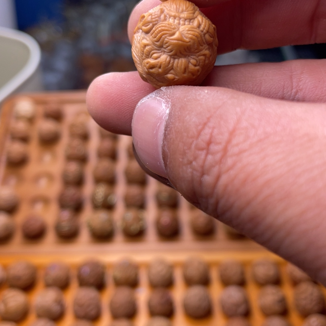 藜***晽吊坠猴头核桃猴头核桃素款虎头