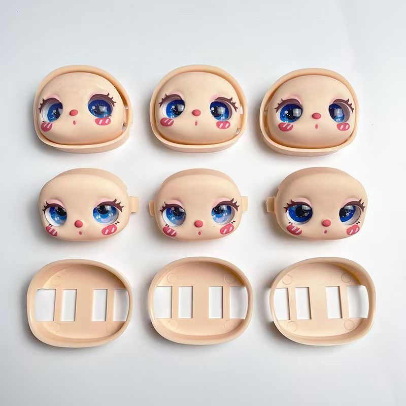 【子菲】娃娃莉拉脸壳面皮大可爱脸部配件赠送手脚配件毛绒公仔配件