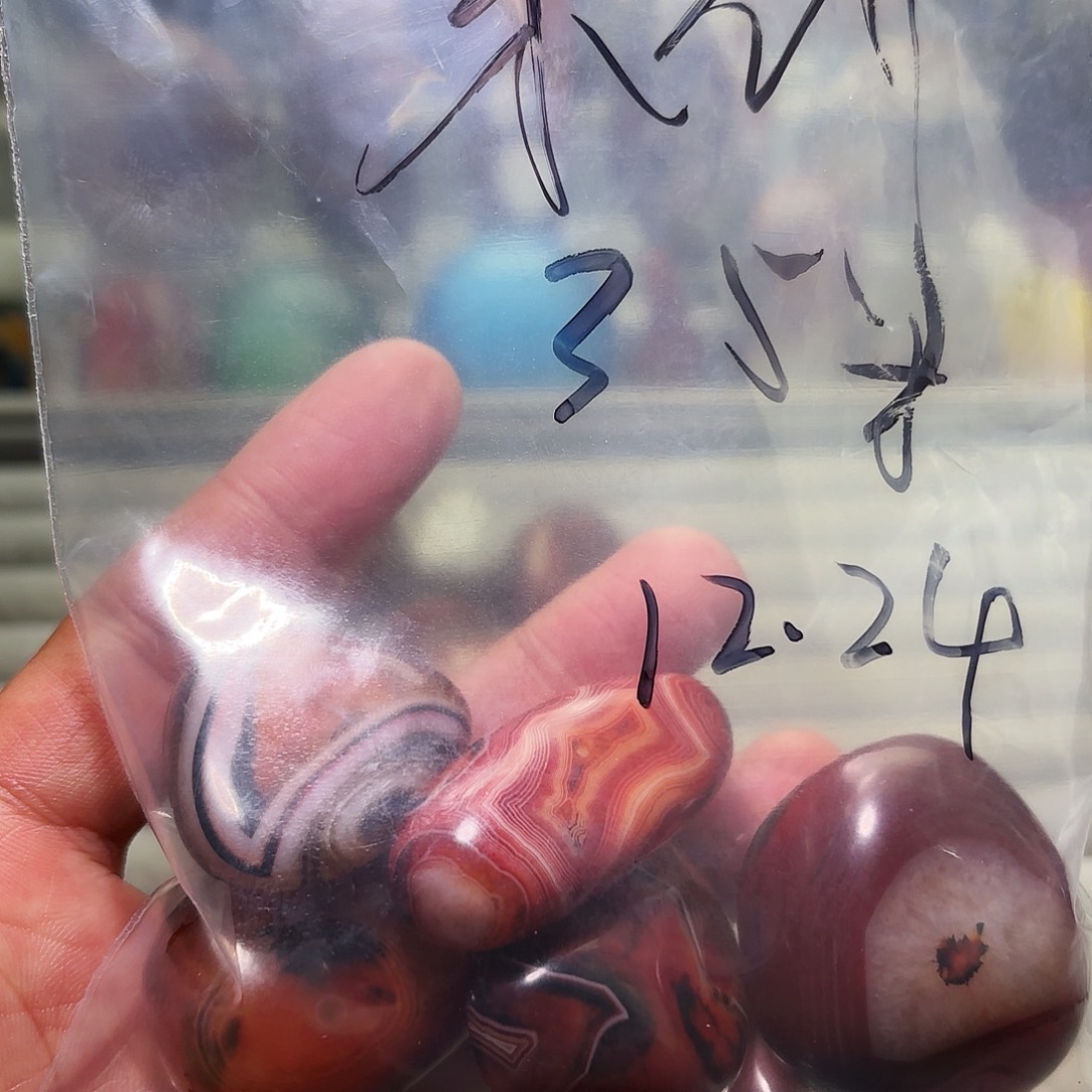 果***律玛瑙/玉髓未镶嵌颈饰