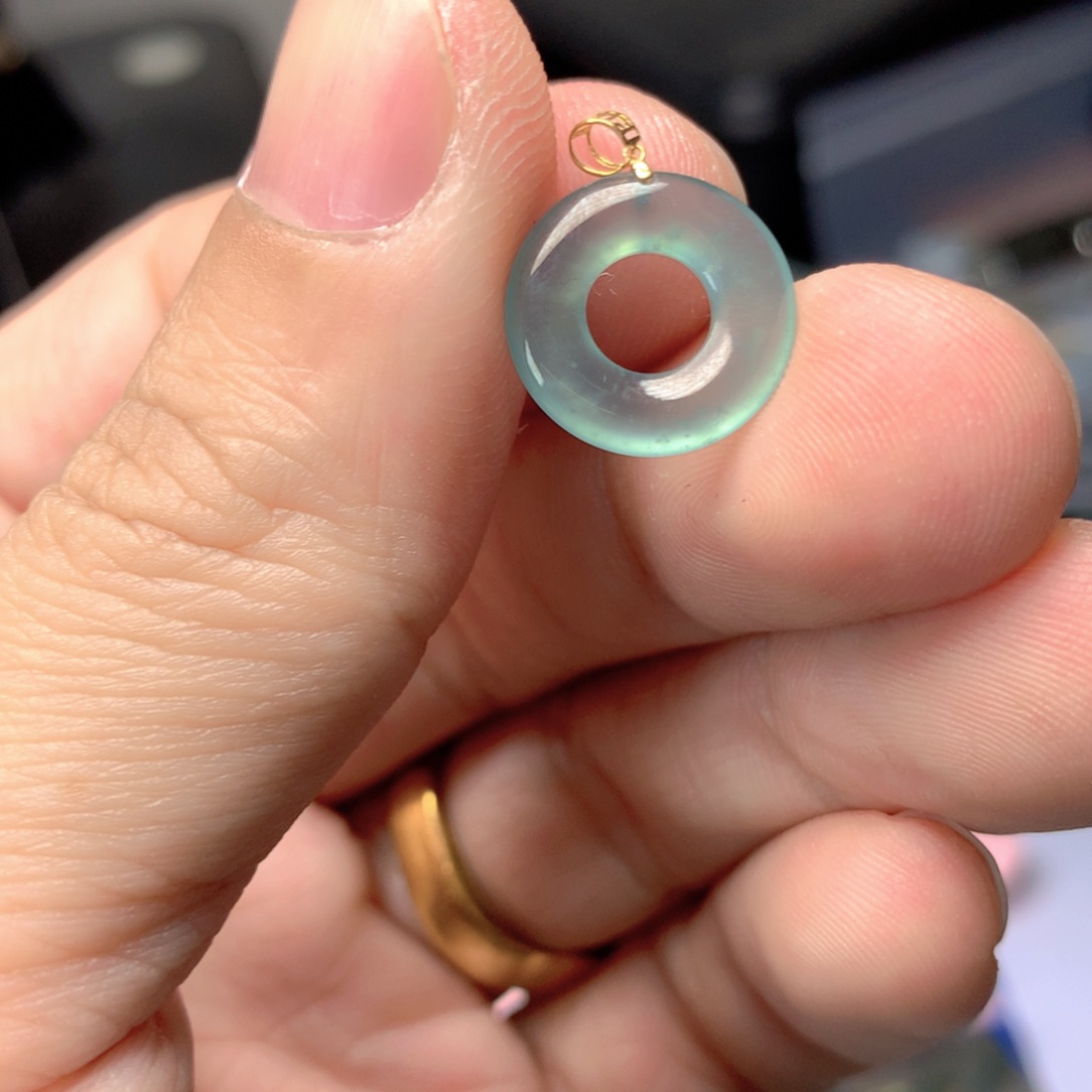 【闪购商品】翡翠颈饰18K金镶嵌翡翠