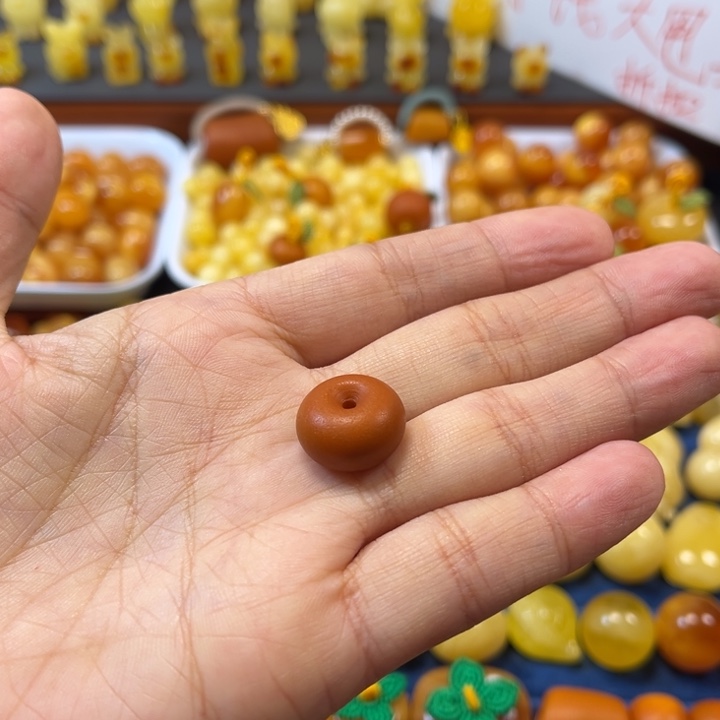 琥珀未镶嵌裸石编制定制不退