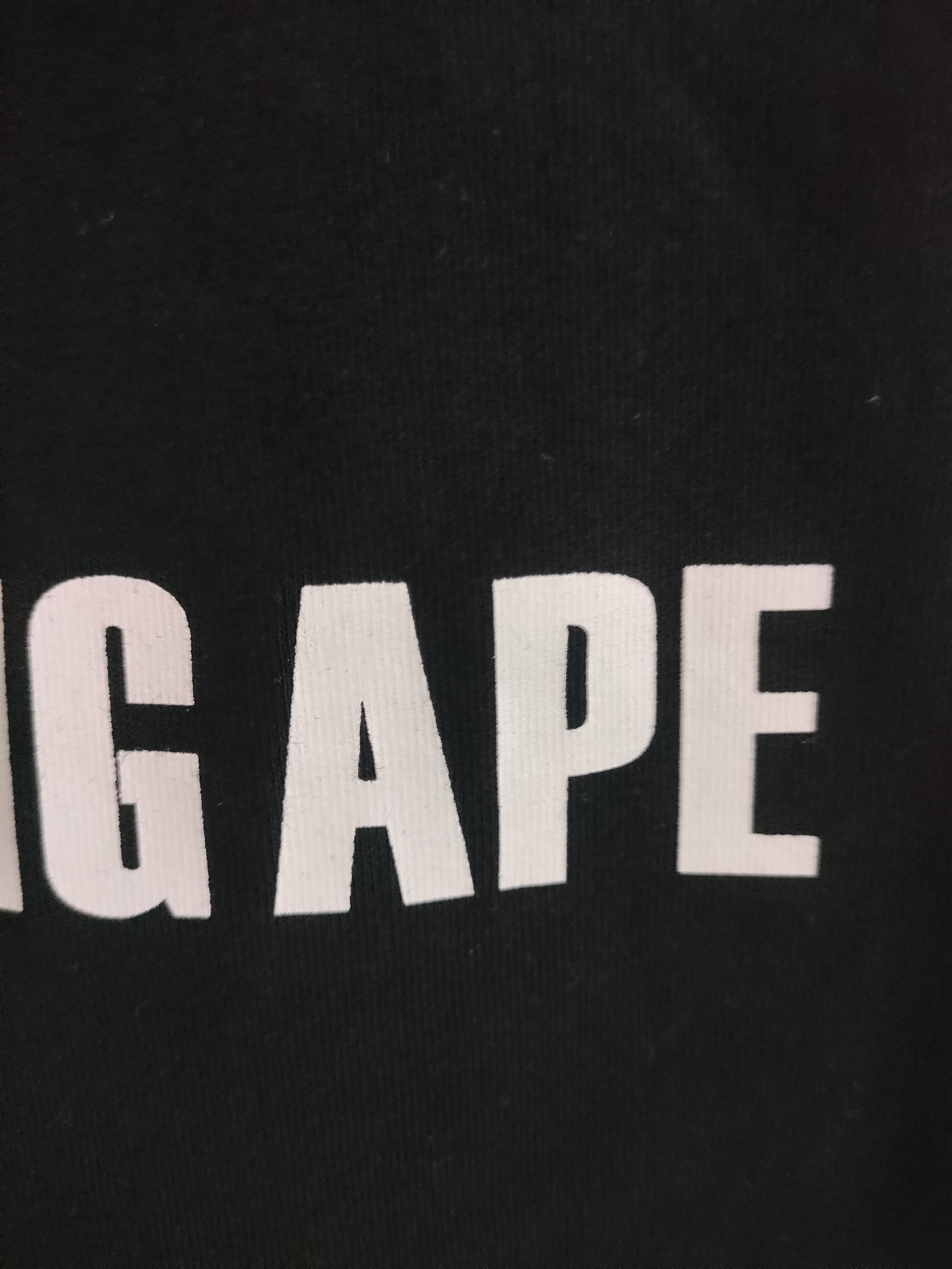 猴家横英文短袖T恤