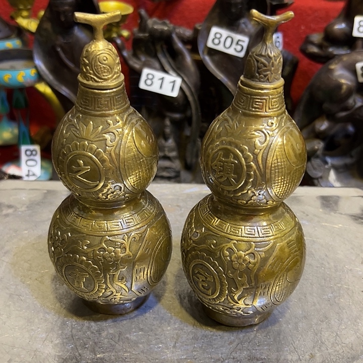 黄铜摆件，文房工艺品摆件