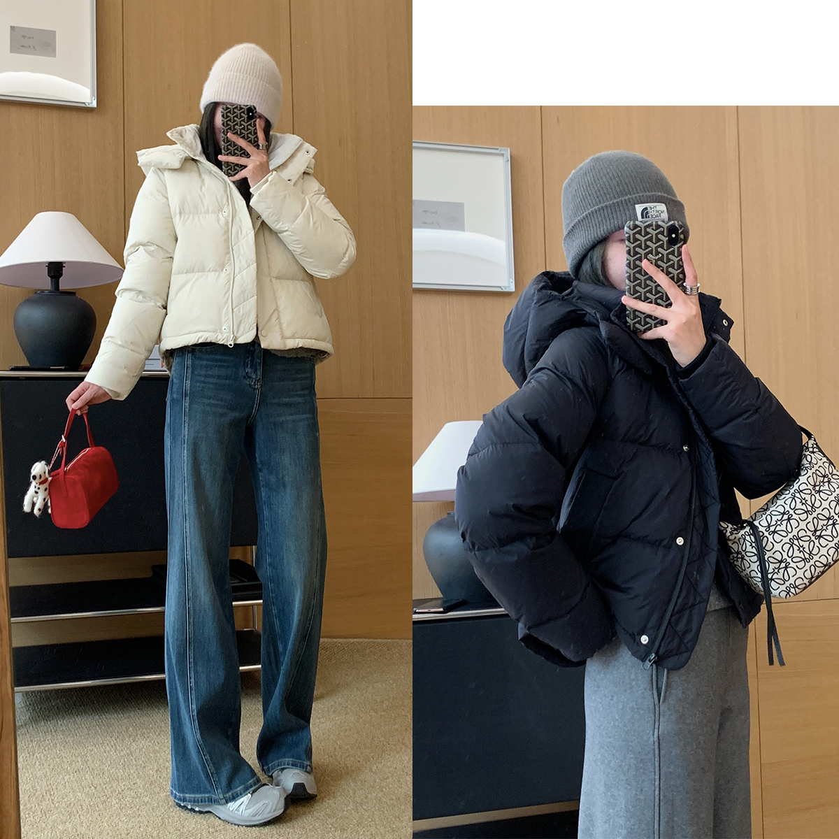 大叮自制清仓【收官系列】杜邦三防可溯源90鹅绒四格羽绒服！S5759