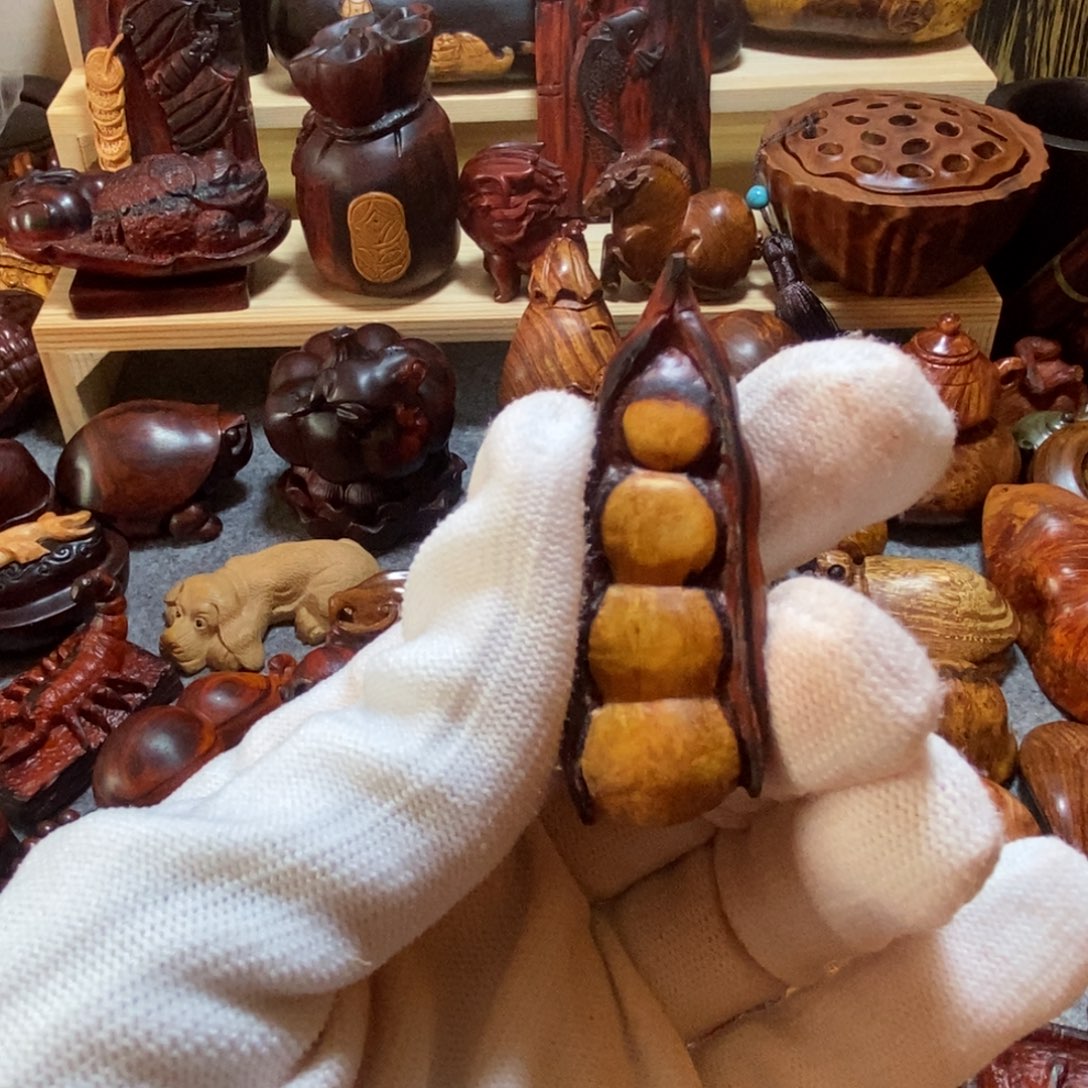 老***O小叶紫檀手串/手链小叶紫檀福豆