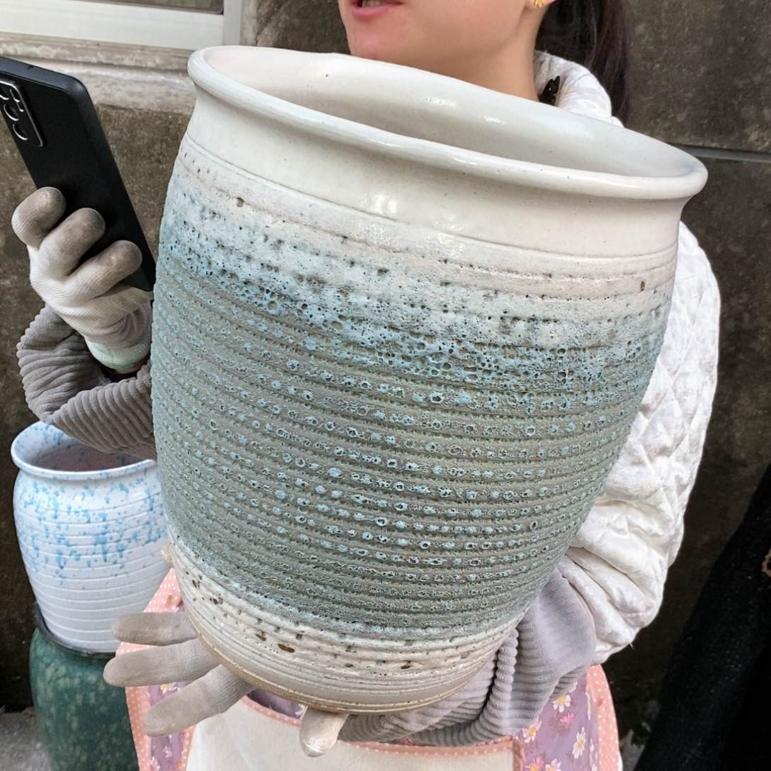 紫砂花盆正品口27高33