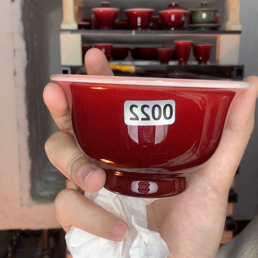 瓷片景德镇郎红陶瓷