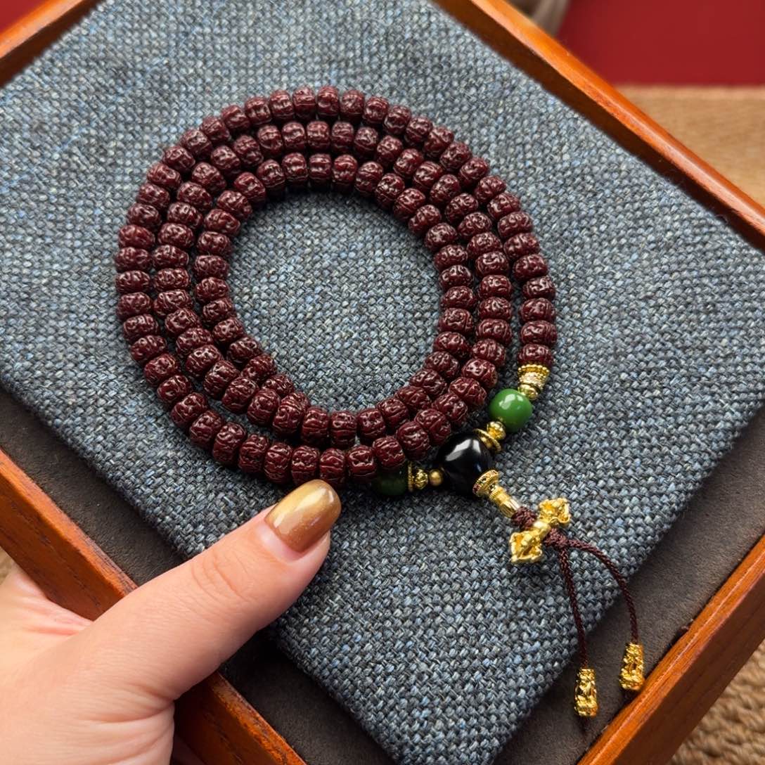 金刚菩提吊坠黑金