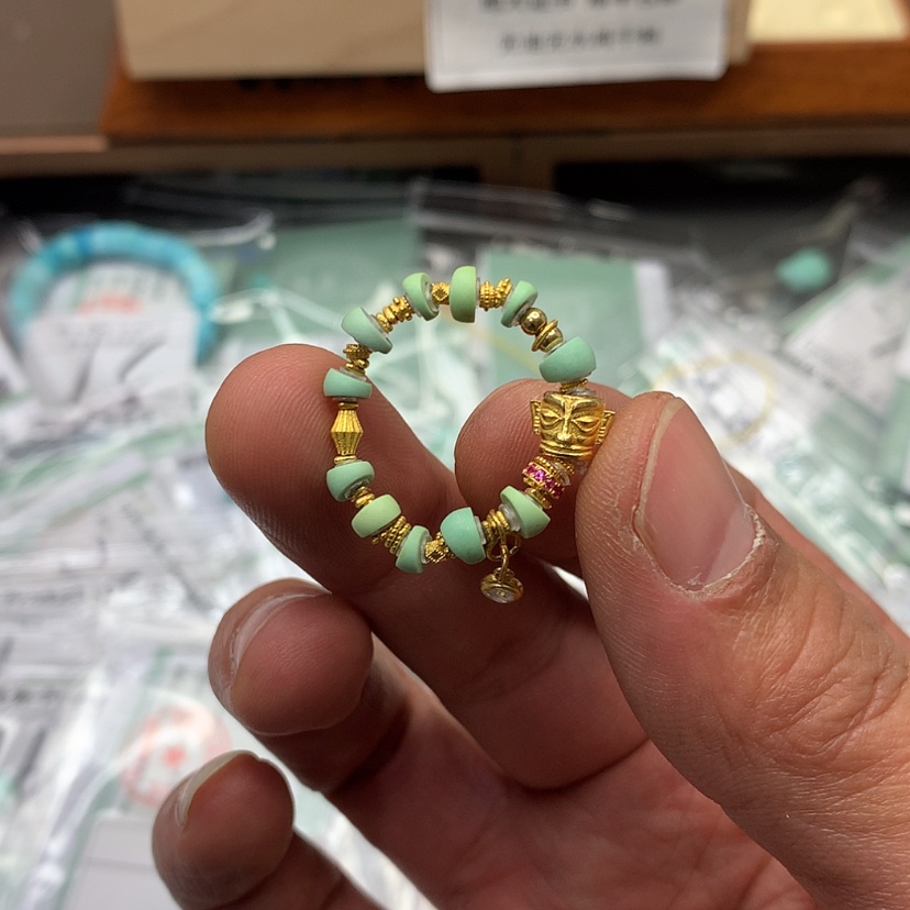 【闪购商品】绿松石颈饰未镶嵌22