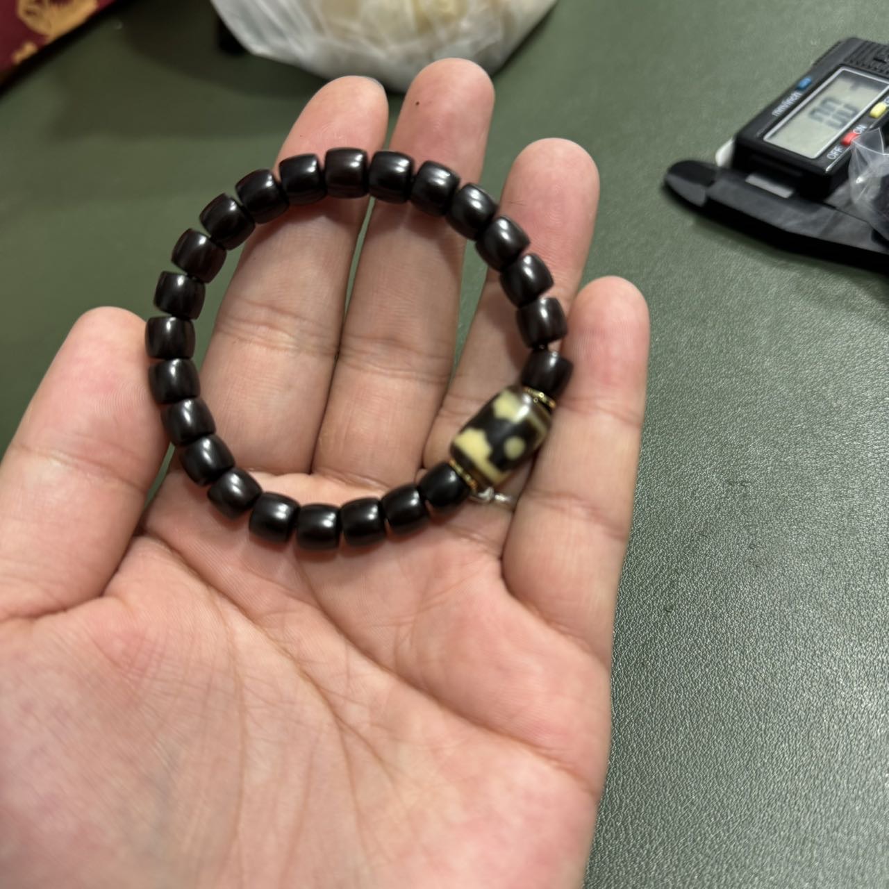 【曹美丽精选】H59367-玛瑙DIY手串-多样性发其一-11*15mm