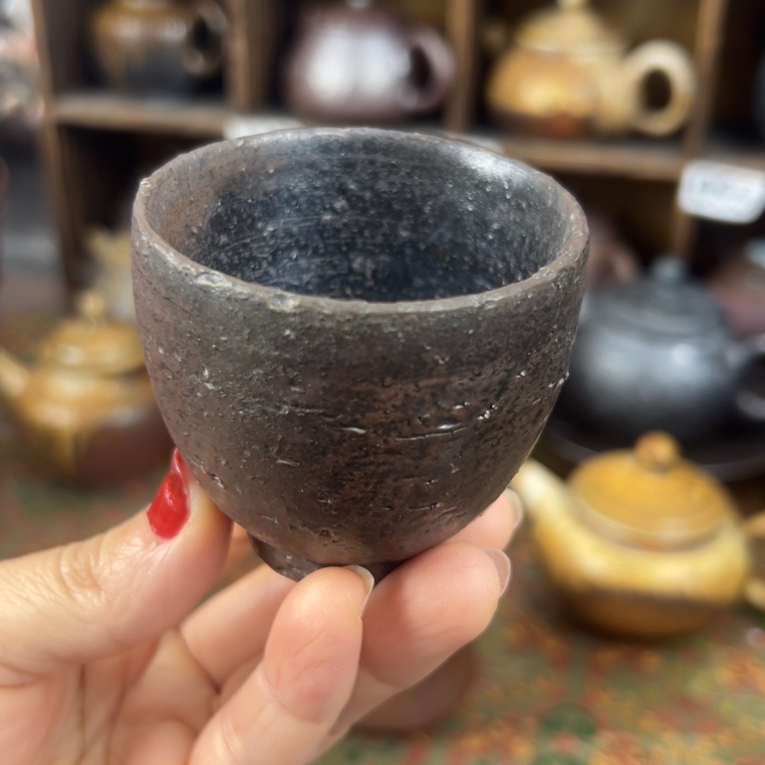 主人杯柴烧茶器主人杯
